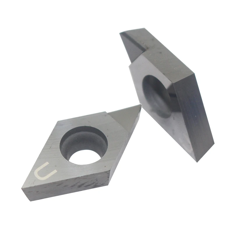 DCGT11T302 1 PC Alat Pemotong untuk Aluminium CNC Pemolesan Clearance Sisipan untuk Aluminium Mesin CNC Alat Al + Tin Paduan kayu