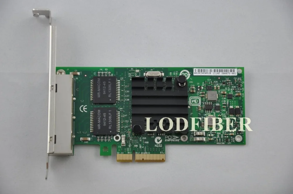 

LODFIBER FOR New Intel I340-T4 E1G44HT E1G44HTBLK NIC Gigabit Ethernet Server Adapter-PCI-E