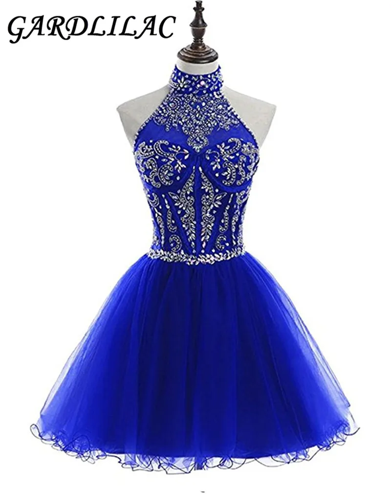 Boêmia 2021 vestido de festa de formatura sem costas de lantejoulas vestido curto com miçangas