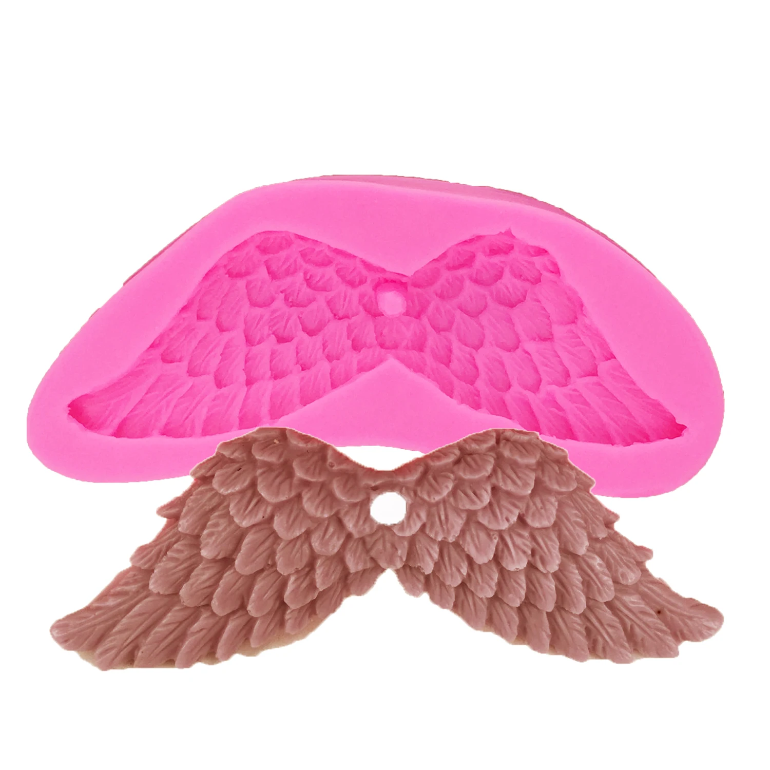 Cake Decorating Tools Angel Wings Shape Silicone Chocolate Mold Cake Molds Kitchen Bakeware Chocolate Tools T1183