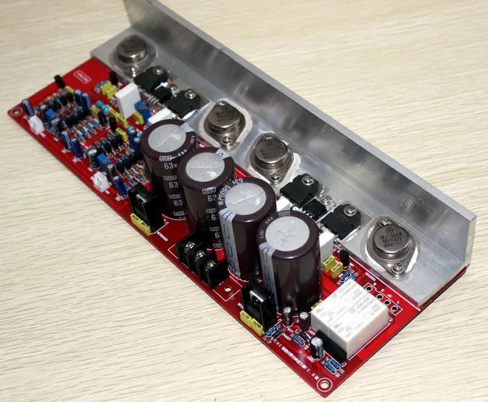 

FET (2SK2955, 2SJ554) amplifier board ( imitation PMA-S1) Using original MJ15024, MJ15025, 2SK2955, 2SJ554