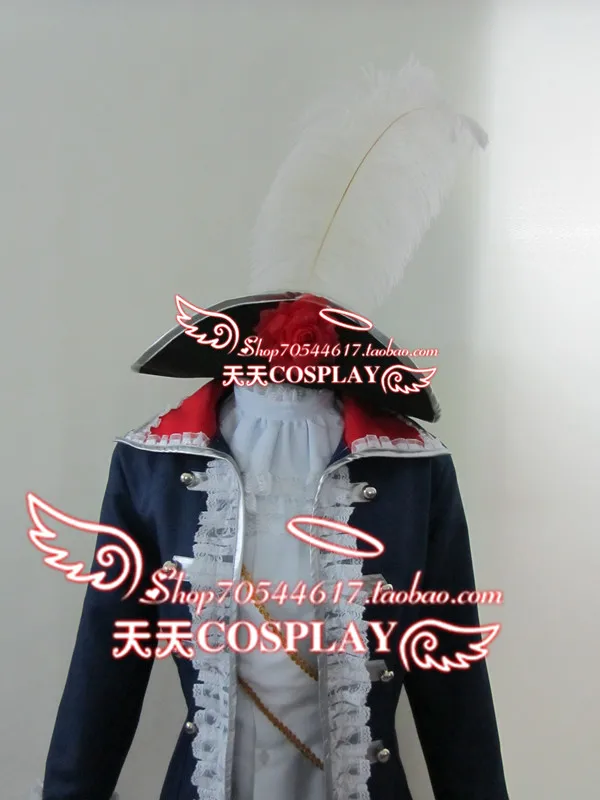 APH Prussia Cosplay Costume set with hat Custom Any Size 110