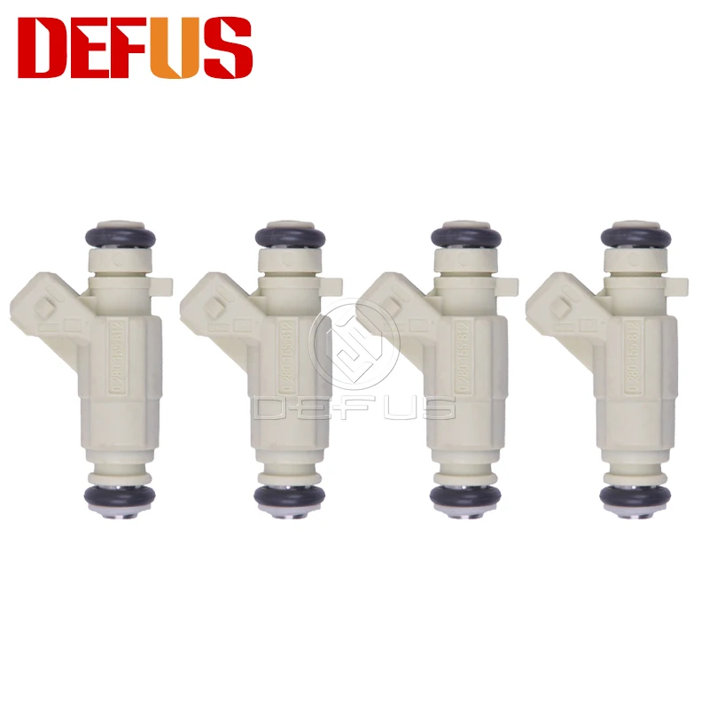 

DEFUS Set 4pcs 0280155812 Bico Fuel Injector Nozzle For V W GOLF 1.0L L4 96-05 0 280 155 812 Engine Injection Values New Arrival