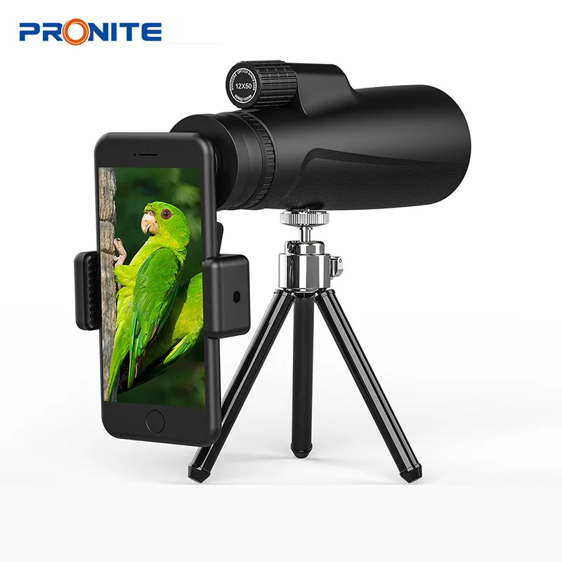 

Adult Kids Monocular Zoom 12x50 BAK4 Prism Telescope HD Night VisionProfessional Monocular Hunting Scopes Turizm Opera Spyglass