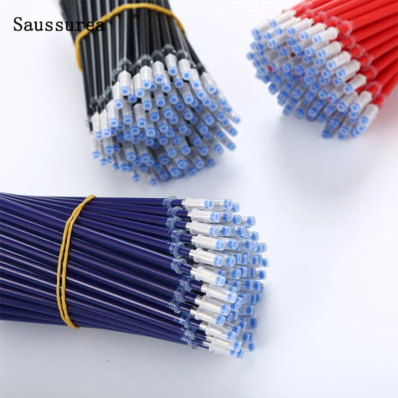 

10PCS Neutral Ink Gel Pen Refills Black Blue Red Refill Office For School Supplies Korea Stationery Accessories