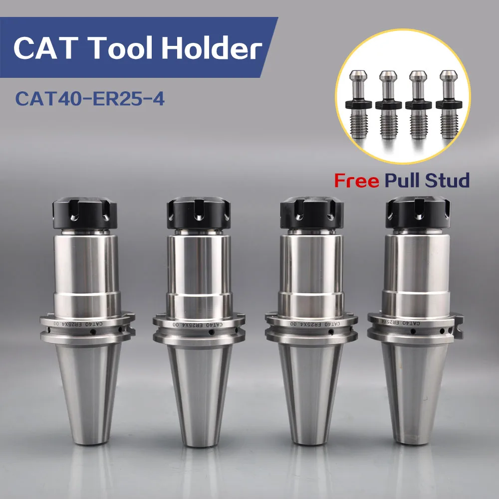 

CAT40-ER25-4 Shank Collet Chuck Tool Holder Taper for Milling CNC Lathe/4 Pieces