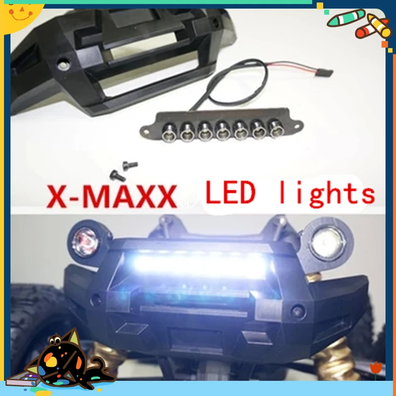 Paraurti anteriore lampada a LED bianca sistema di illuminazione barra luminosa per 1/5 Traxxas X MAXX x-maxx