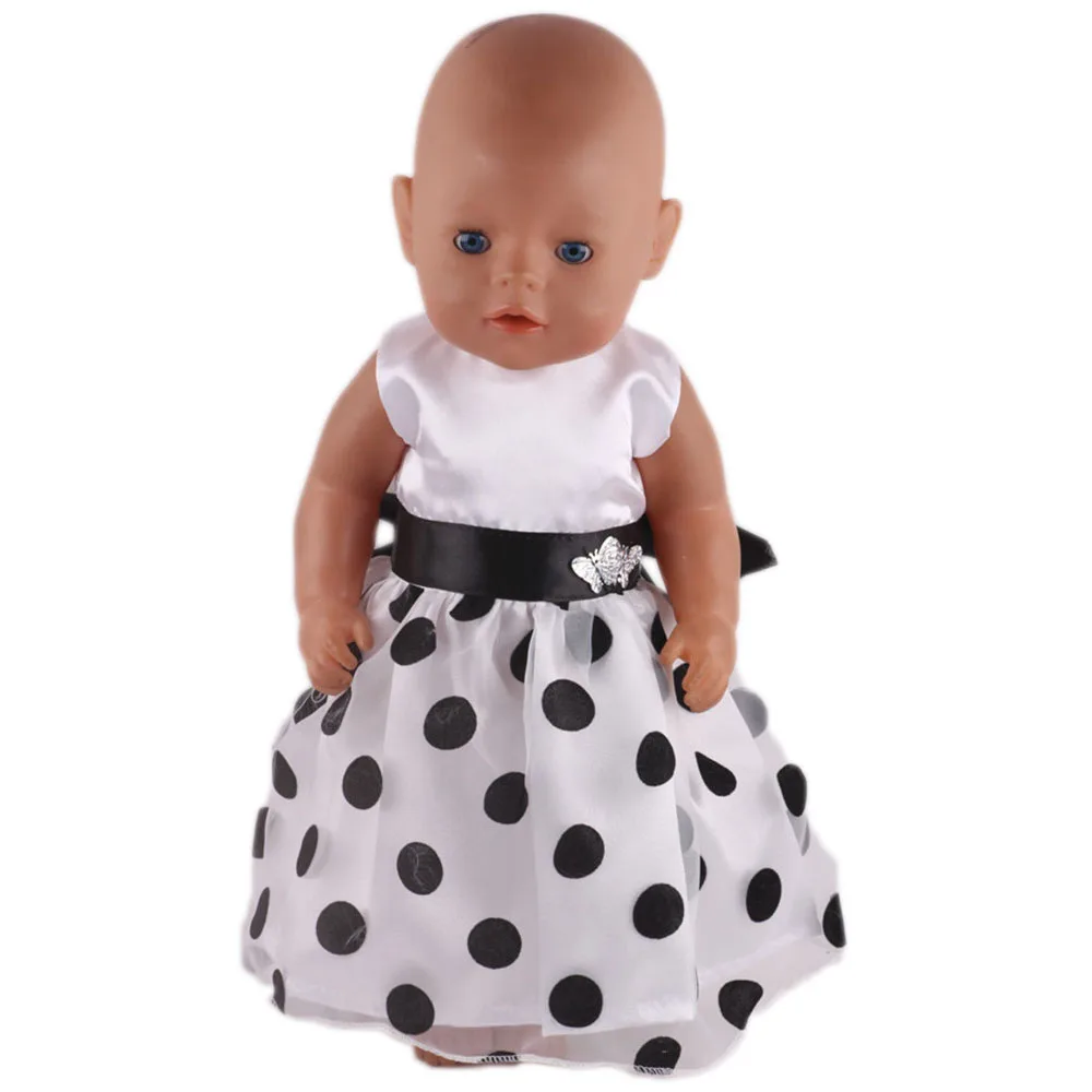 

New Arrive Doll Clothes(Dress with sequins)Fit For 18inch American Doll&43cm Baby Doll,Free Shipping