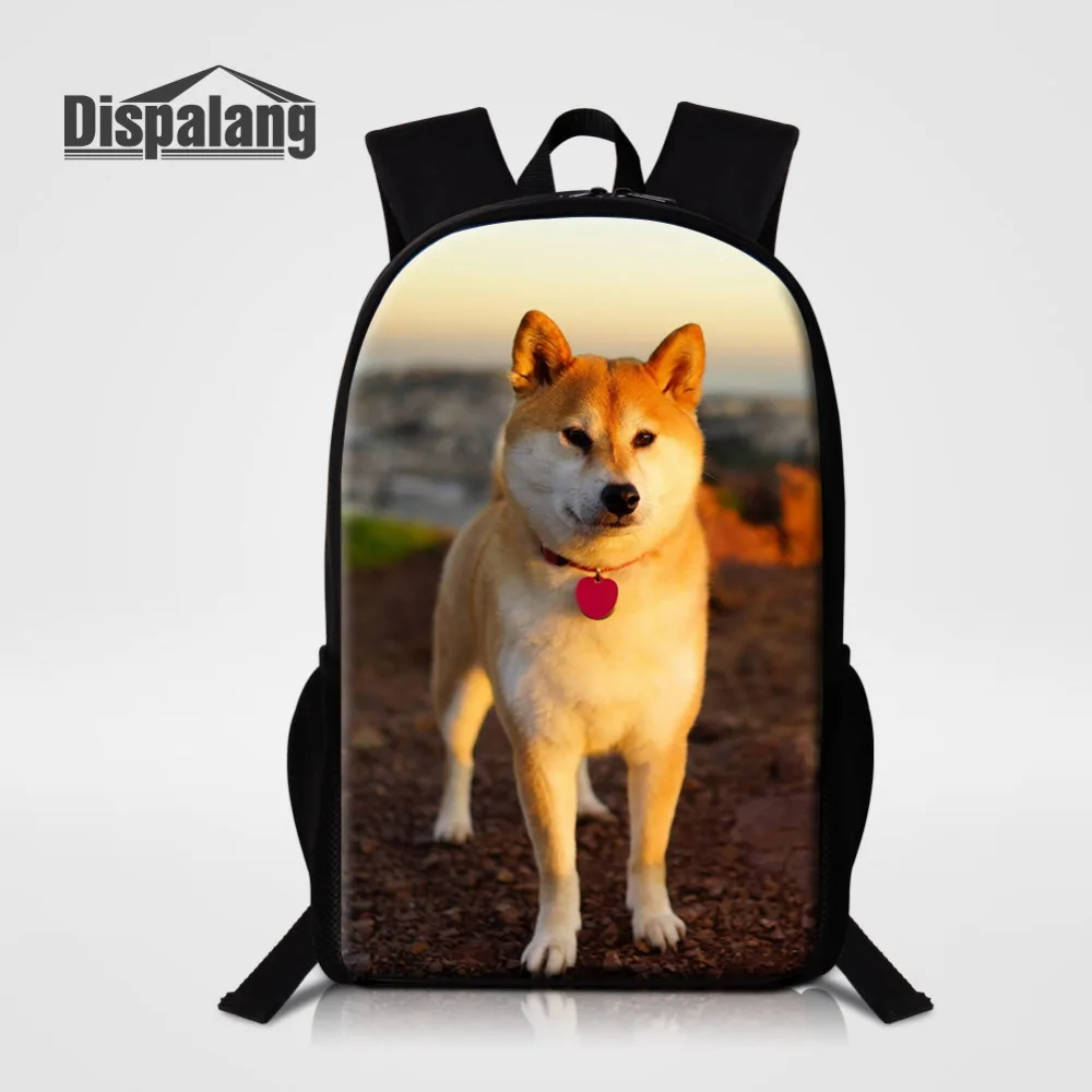 

Dispalang Women Backpack Animal Kids Schoolbag Dog Printing School Bags for Teenage Girls Boys Casual Large Shoulder Bags