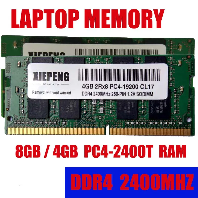 

Laptop RAM 8GB 2Rx8 PC4-19200S 2400MHz DDR4 4gb 2400T Notebook Memory 8G pc4 19200 260-PIN 1.2V SODIMM