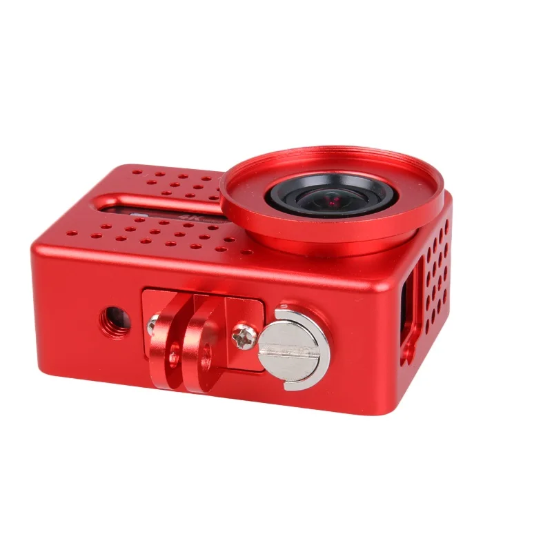 ใหม่เคสสำหรับ Xiaomi Yi 4K 2เคสกรอบโลหะอะลูมิเนียมอัลลอย + ตัวกรอง UV สำหรับ Xiao Yi II 4K กล้องแอคชั่น