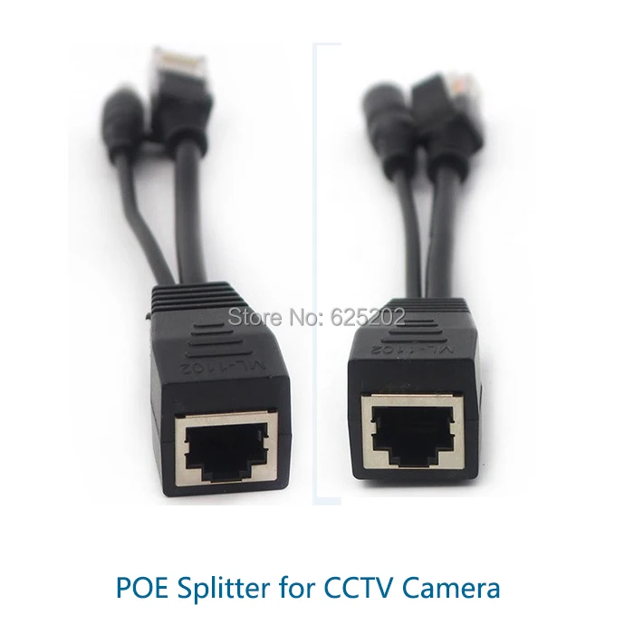 Mini divisor POE para cámara IP 720P/960P/1080P, envío gratis, 2 pares