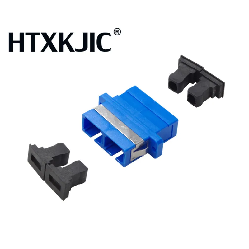 Đặc biệt Bán Buôn Viễn Thông lớp 100 CÁI NEW SC/UPC Kép Sợi Nối Adapter Coupler Mặt Bích Miễn phí Giao Nga