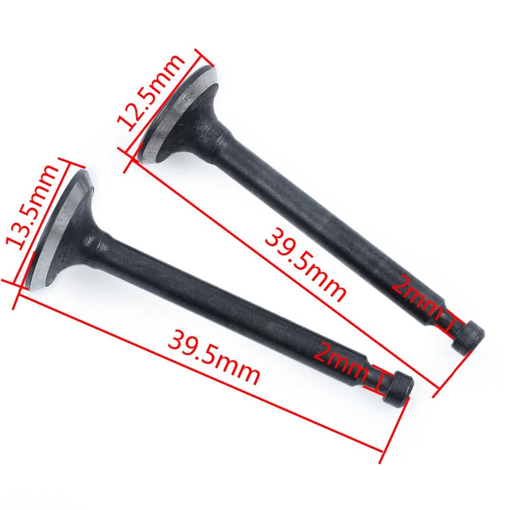 Intake & Exhaust Valve Set for Honda GX25 Engine FG110 HHT25S Tiller Brush Cutter Trimmer Part 14711-Z0H-00 14721-Z3E-000