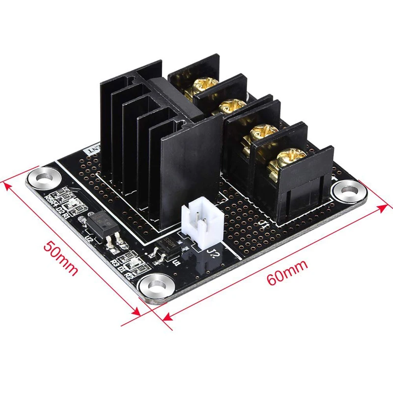 3D Printer Heated Bed Power Module High Current 20A MOSFET Upgrade RAMPS 1.4 expansion module for 3D printer