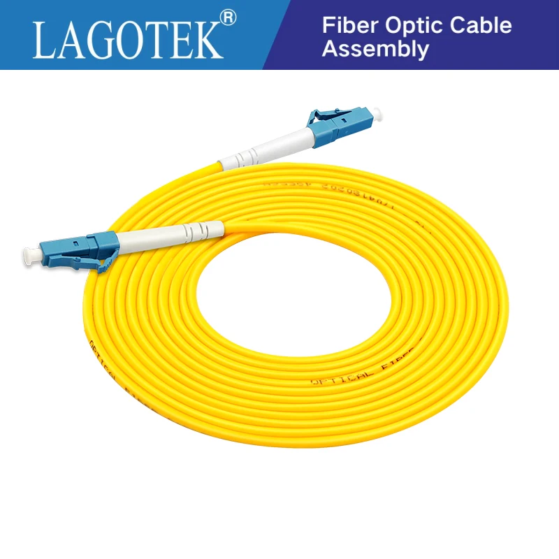 10PCS/bag LC UPC 3M Single mode  Simplex Duplex fiber optic patch cord LC 3M 2.0mm or 3.0mm FTTH fiber optic jumper cable 9/125