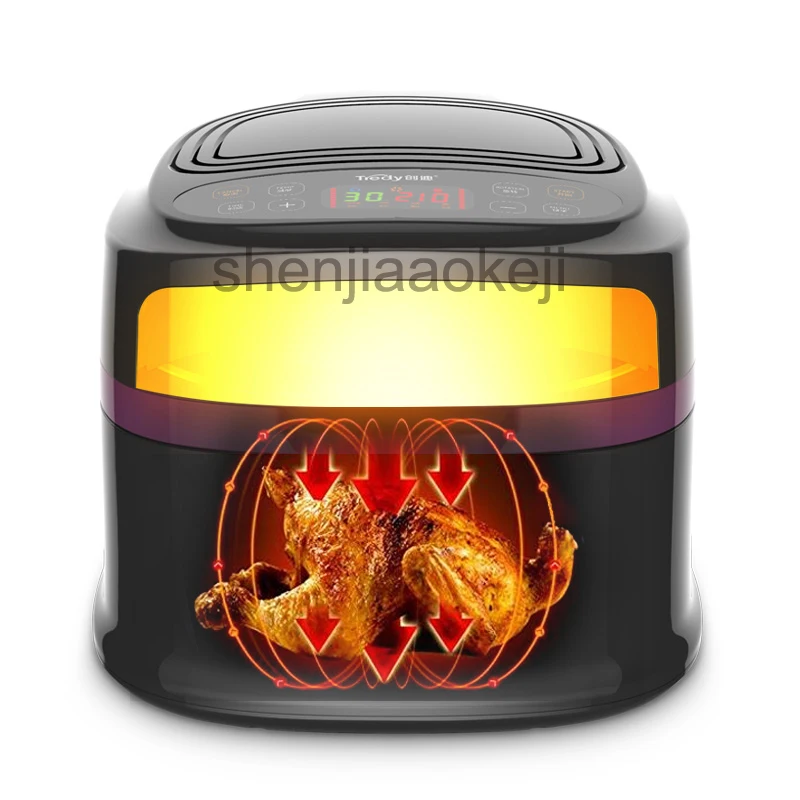 

1200w 220v 8L Large Capacity Non-Oil Electric Deep Air Fryer Household Multifunctional Fries Machine Intelligent Electric Fryer