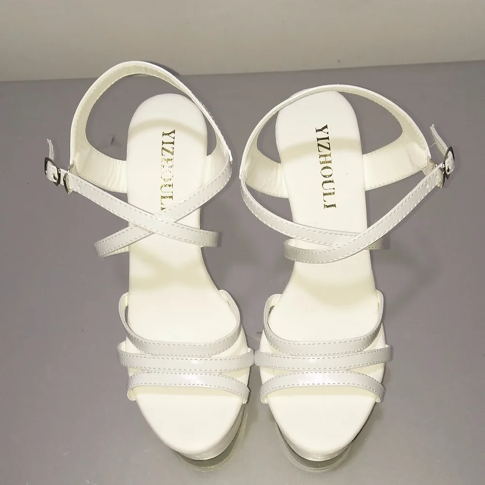 Slinky 15cm heels, platform pumps for bridal weddings, 6 inch sexy fashion summer sandals