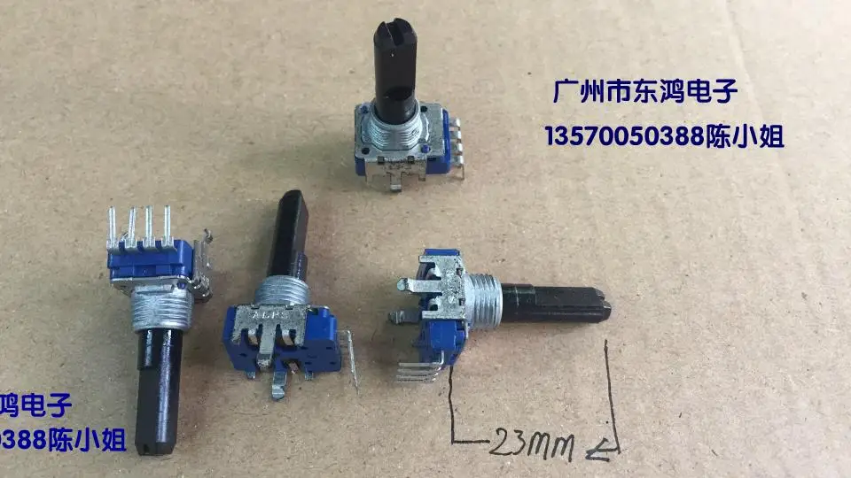 ALPS RK11 타입 전위차계, B10K 샤프트 길이, 23mm 패키지, 나사 수량, 핫 세일, 4 개