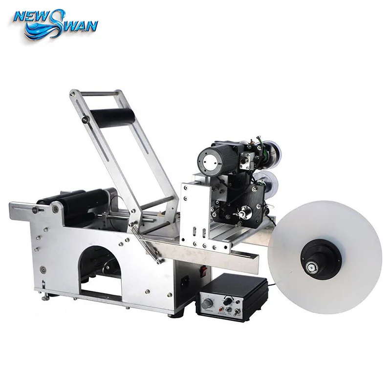 

Original LT50D 25mm 150mm Sticker Printer Code The Non-drying Label Printer Semi-automatic Round Bottle Sticker Labeling Machine