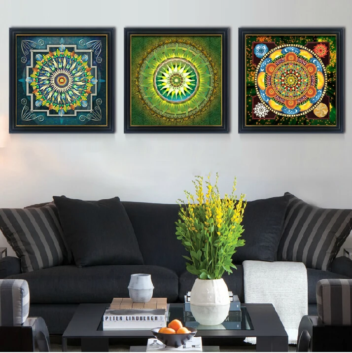 Diamond Painting Meditation Mandala Series Mosaic Rhinestones Diamond Embroidery Life Artist Full Square Cross Stitch Needlework