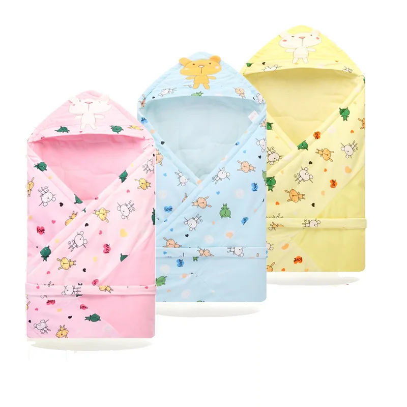 

Cartoon Baby Swaddling Towel Cotton Newborn Receiving Blanket Premature Quilt Towel Infant Wrap Envelope Robe Girl Sleeping Sack