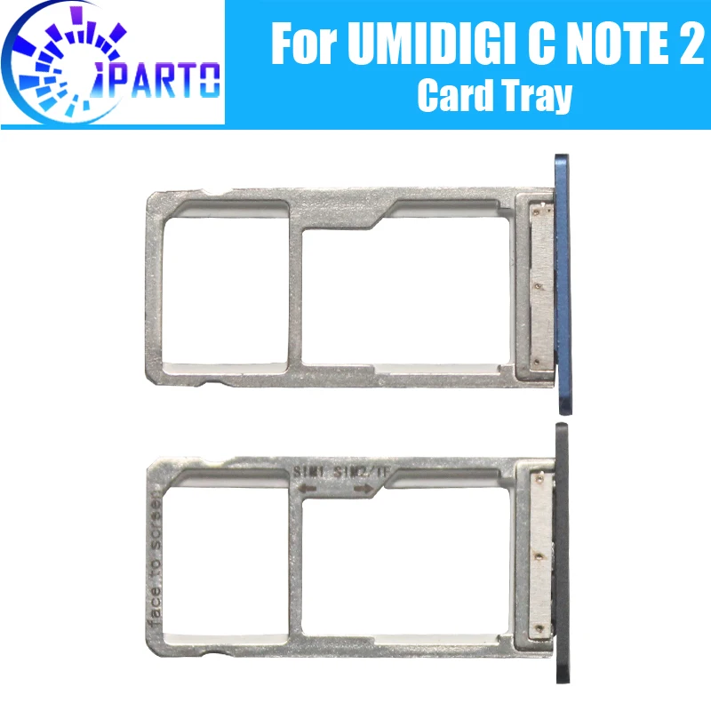 Umidigi C Note 2 Card Tray Pemegang 100% Asli Baru Kualitas Tinggi Kartu SIM Slot Kartu SIM Pemegang Pengulangan untuk C Note 2