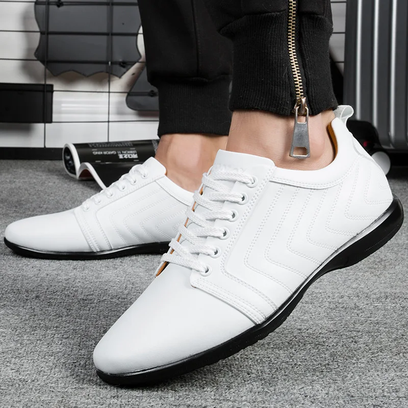 BONA New Classics Style Men Casual Shoes Lace Up Breathable Men Shoes Light Soft Male Flat Shoes Comfortable