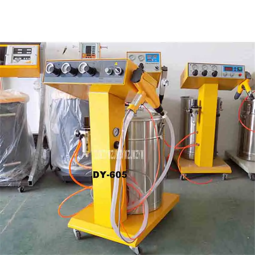 Máquina de pulverización electrostática Manual, máquina de recubrimiento de polvo de DY-602 con pistola de recubrimiento de polvo electrostática, 220V/CA 50/60Hz 40W
