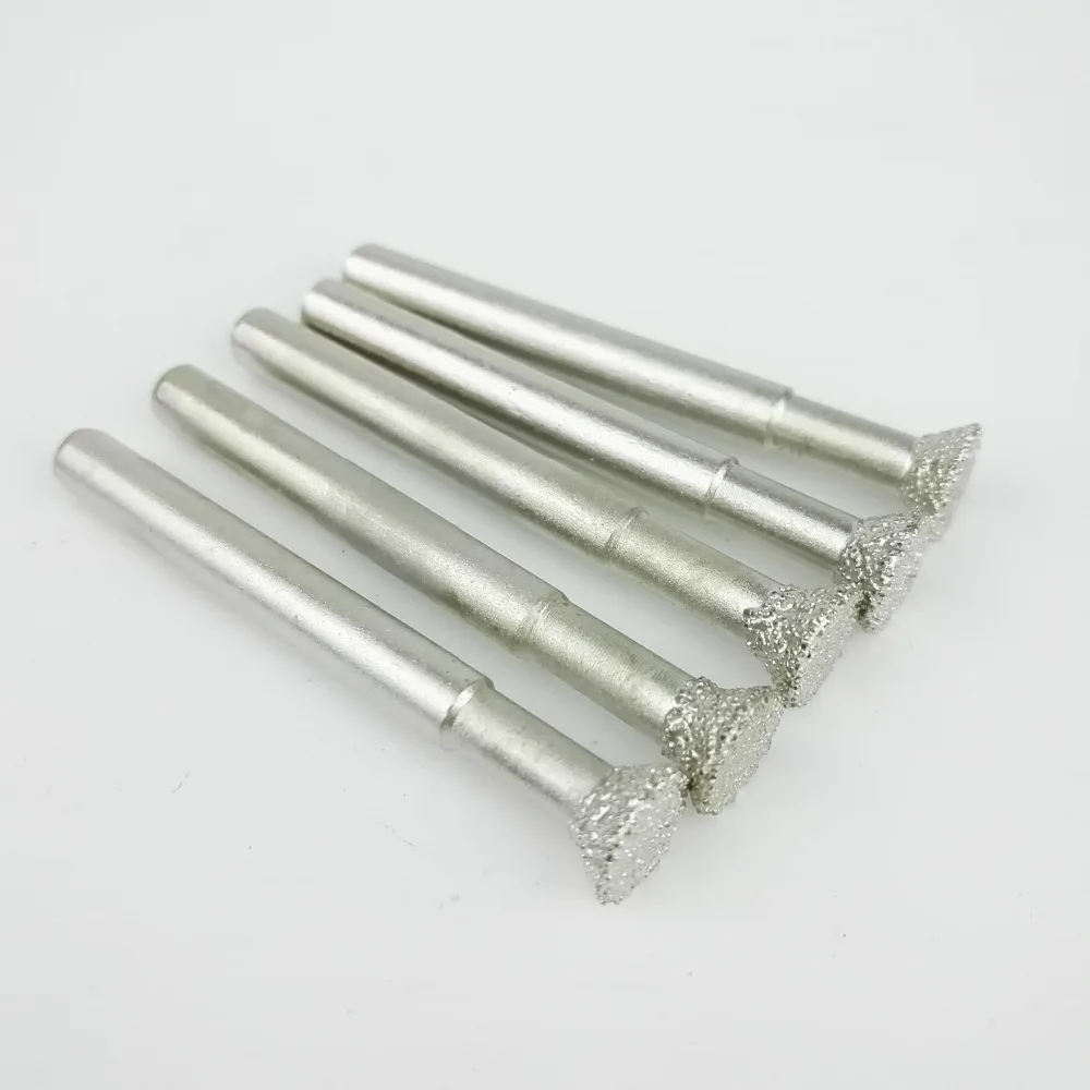 DIATOOL 5 unids #7 De Vacío Herramienta Rotativa Para El Hormigón De Piedra de Diamante Soldadas Cilindro Extremo Plano, molienda Bits