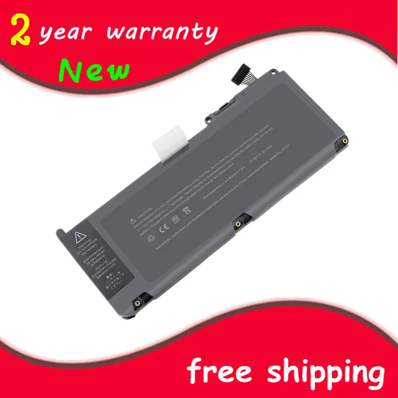 

63.5Wh 10.95V Laptop Battery For APPLE A1331 A1342 MC207 661-5391 020-6580-A 020-6582-A 020-6809-A 020-6810-A For MacBook 13"