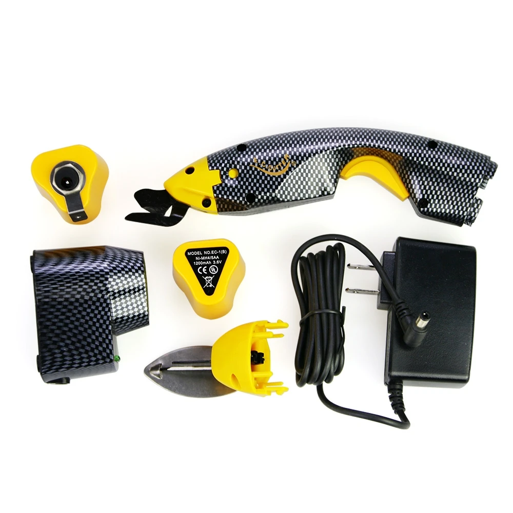 EC-1 Cordless Power Electric Scissors Cutting Sewing Tool Full set or 3 Type Head Accessoires