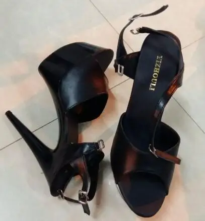 Tacchi alti da 15 cm con punta aperta da donna in stile gladiatore classico, scarpe da sposa sottili, sandali da spettacolo teatrale per banchetti modello