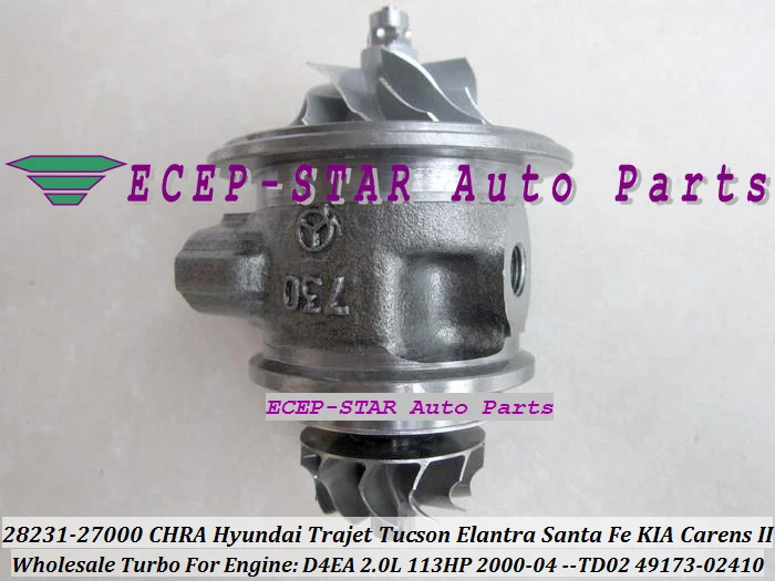 Turbo CHRA Cartridge 28231 27000 2823127000 4917302410 49173-02412 49173-02401 4917302412 4917302401 49173 02412 49173 02401