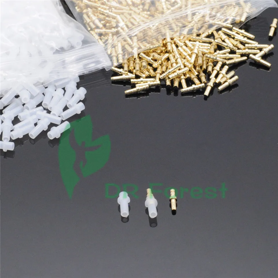 2000x Dentistry Lab Textured 10mm Short PIN WITH SLEEVES Suppliers