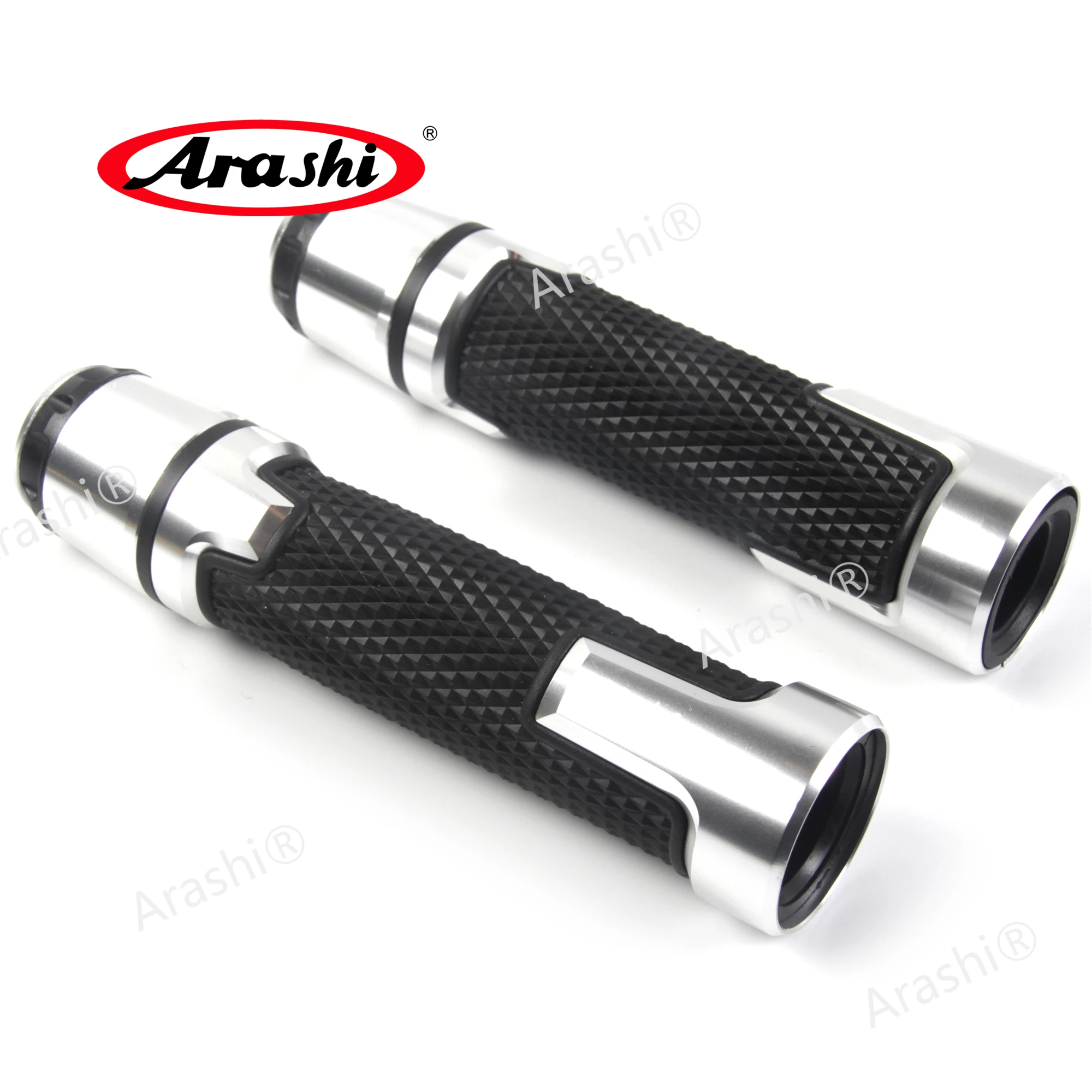 Arashi CNC Handlebar Grips Rubber Handle Grip Pad Motorcycle Accessories For YAMAHA MT09 MT 03 07 TDM900 YZF R6 R1 XJ6 FZ8 Faze