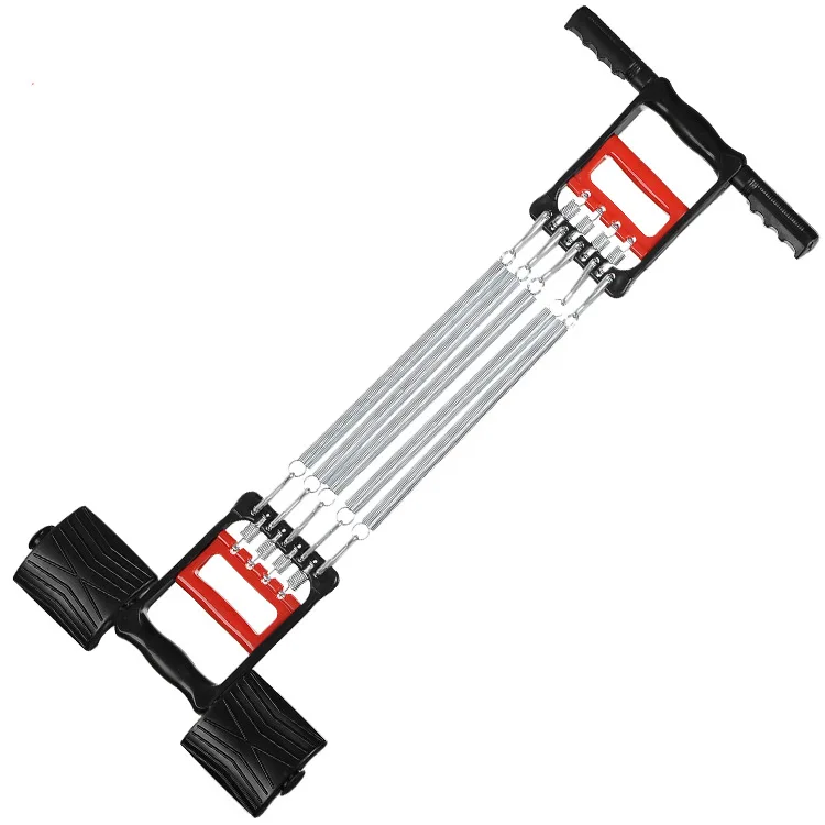 Multifunction Steel Hand Gripper Chest Developer Fitness Gym Muscle Pulling Exercise Workout 5 Spring Expander