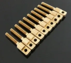 10 Pcs a testa Piatta Breve cavo di Collegamento Asta con I Denti M3 x L23mm (Sistema Americano) per RC Aereo