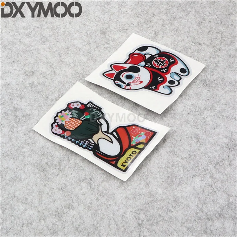 Виниловая наклейка в японском стиле для гитары, автомобиля