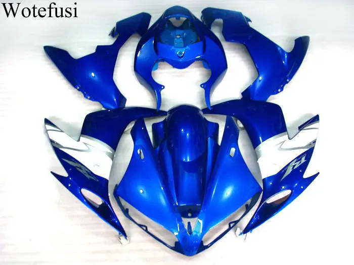 Fashion Hot White Blue Bodywork Motorcycle Fairing Injection Mold For 2004 2005 2006 YAMAHA YZF1000 R1 04-06 05 (7) [CK817]