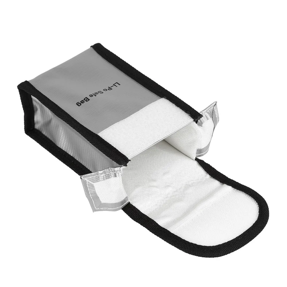 Lipo Battery Safety Bag Lipo Battery Guard Bag Charge Sack Battery Protection Bag 90x55x150mm per Rc Drone Car Boat Airplane