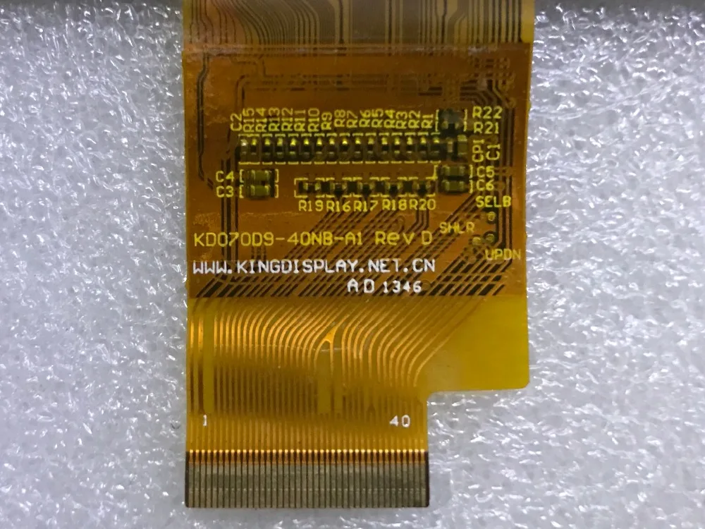Frete grátis original novo cabo de tela lcd de 7 polegadas número: KD070D9-40NB-A1 revd