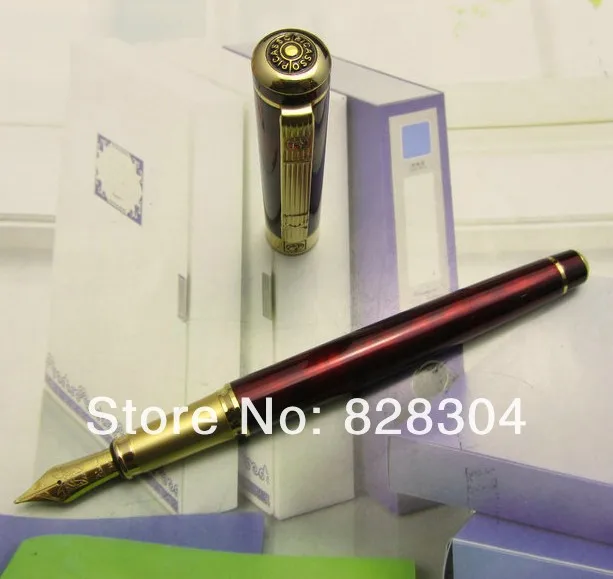 SHIPPING PICASSO 902 NOBLE RED STRIPES M NIB FOUNTAIN PEN DREAM WITH ORIGINAL BOX