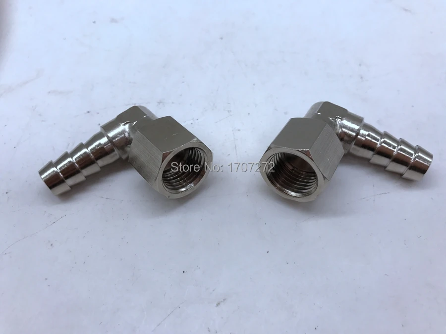 Adaptador de conector de acoplador de latón con rosca BSP hembra, 6mm/8mm/10mm/12mm, lengüeta de manguera x 1/4 ", Envío Gratis