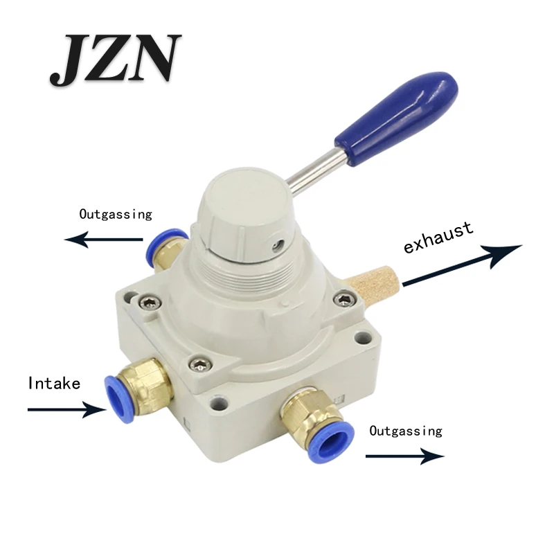 4HV210 Pneumatic three-position four-way hand-operated valve 4HV230-08 manual switch hand-operated reversing man control valve