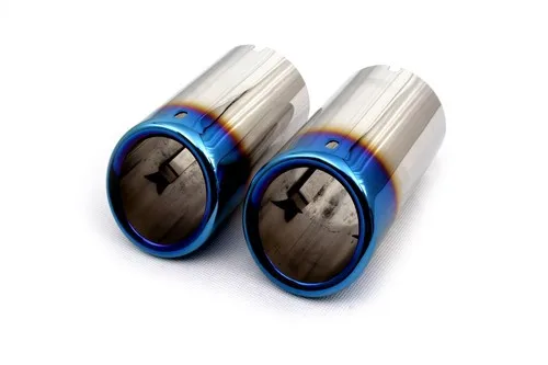 

Brand new Blue Framed Muffler Tips (Bolt-On Style) for vw Golf MK7