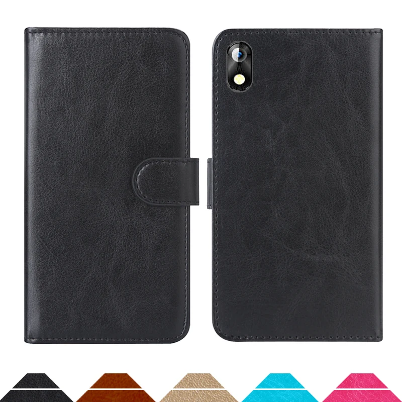 Luxury Wallet Case For DEXP G250 PU Leather Retro Flip Cover Magnetic Fashion Cases Strap