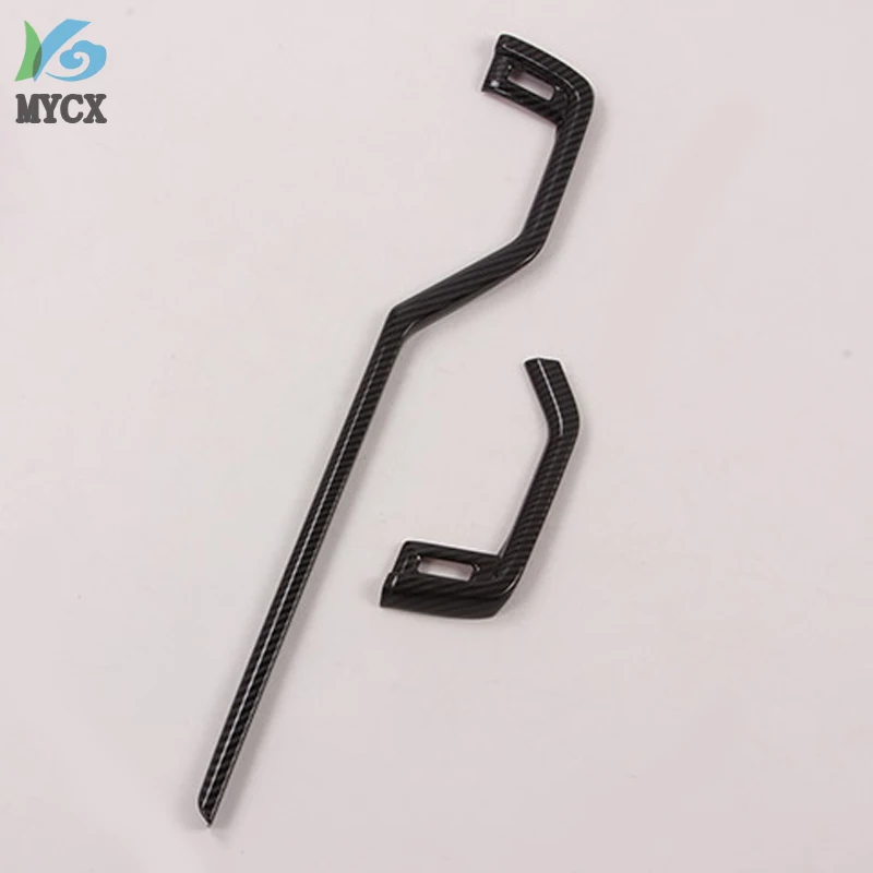 

For Toyota RAV4 RAV 4 2019 2020 Interior Accessories Carbon Fiber Front Side Air Condition Air Vent Outlet Cover Trim sticker