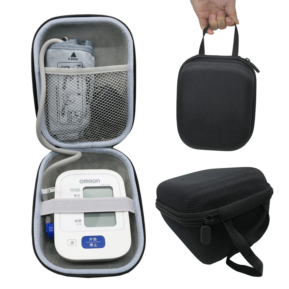 2021 New Hard Portable Cover Bag Case for Omron 10 Series Wireless Upper Arm Blood Pressure Monitor (BP786 / BP785N / BP791IT)