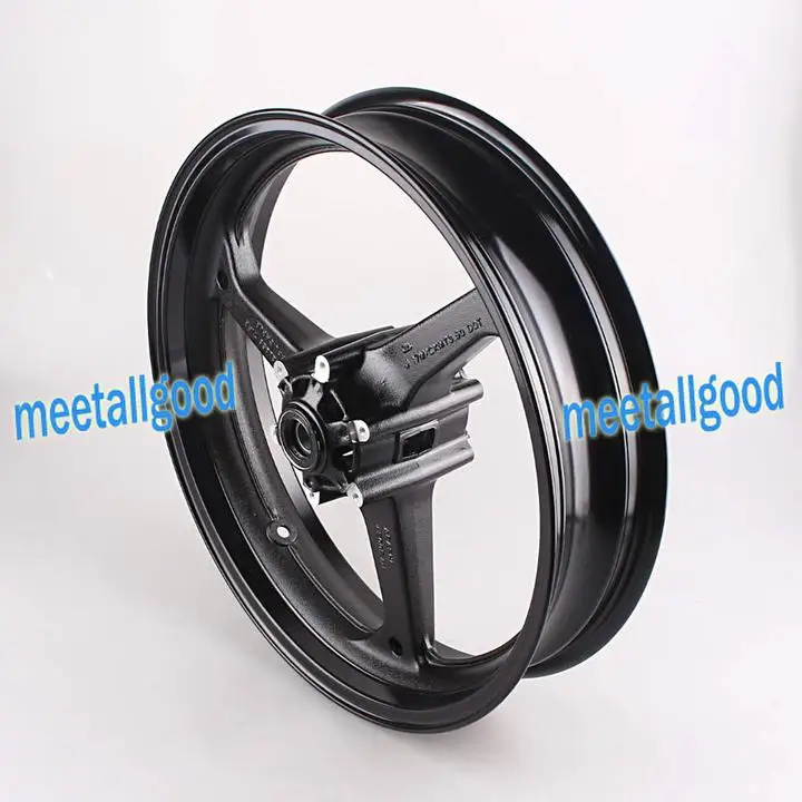 Motorcyle Alloy Rims Matt Black Front Wheel Rims For Honda CBR 600 RR   CBR600RR  CBR 600RR 2007 2008 2009 2010 2011 2012